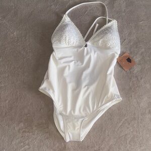 Shade & Shore White Swim Chemise